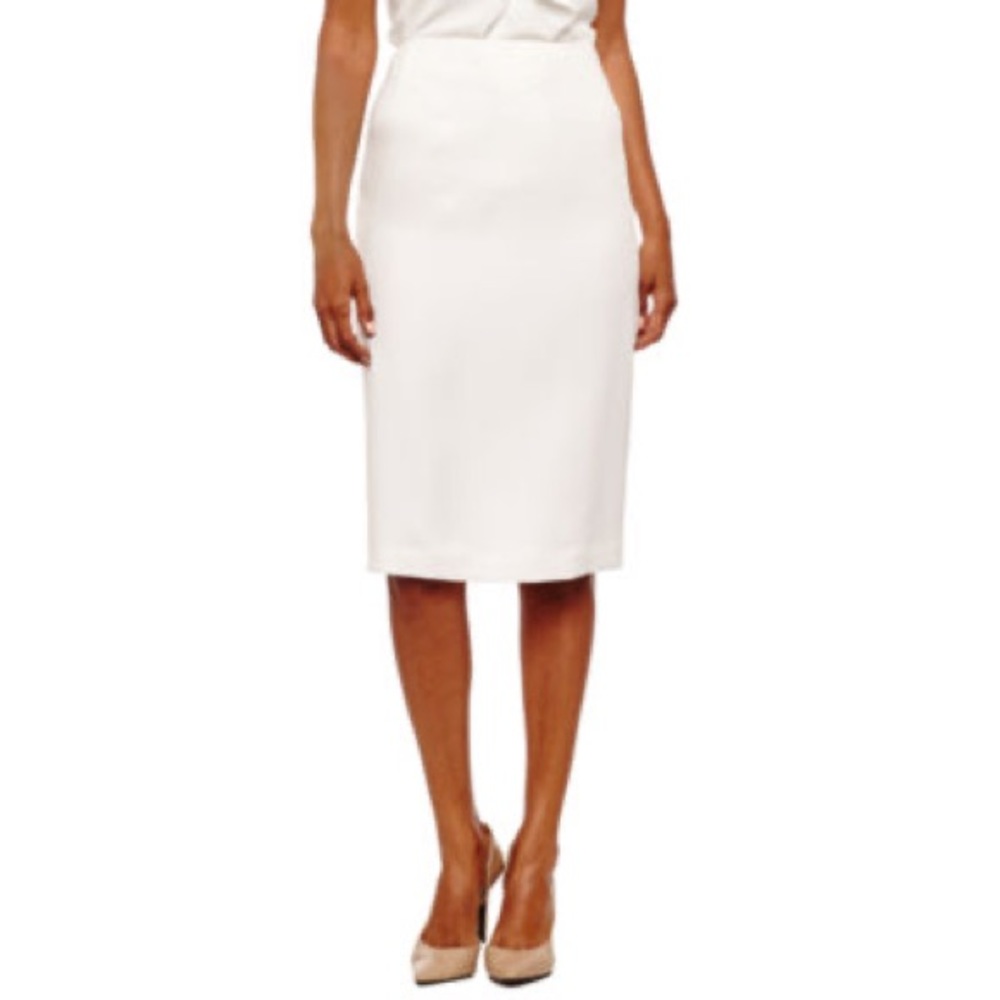 NWT Black Label by Evan-Piccone White Pencil Skirt